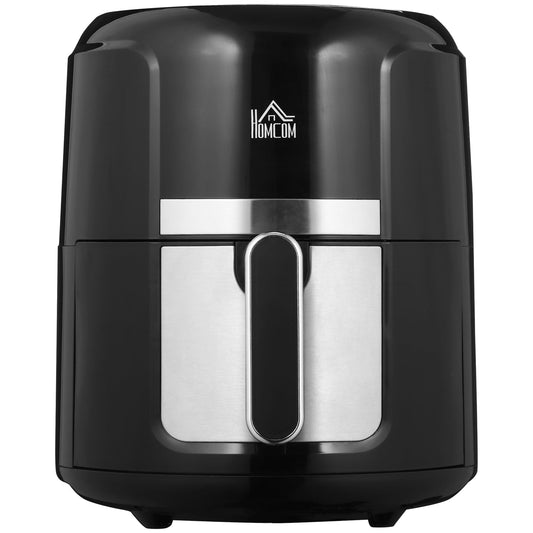 Air Fryers, 1300W 4L Air Fryers Oven with Rapid Air Circulation, Adjustable Temperature, Timer and Nonstick Basket for Cooking, Black-1